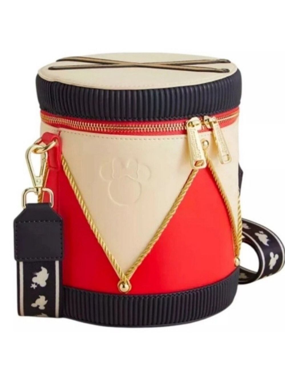 Loungefly Disney Drum Crossbody Bag - Macy’s Minnie Mouse Exclusive NWT - Picture 6 of 6